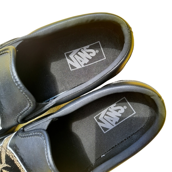 Vans Custom Glow in the dark Zelda Tears of the Kingdom black leather shoes 8.5 - Picture 13 of 16